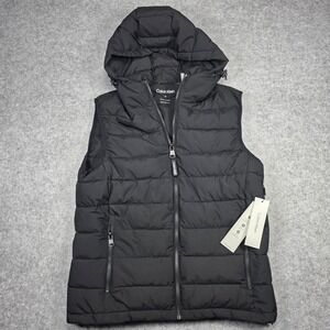 Calvin Klein Vest Women Size M Black Infinite Stretch Water Resistant